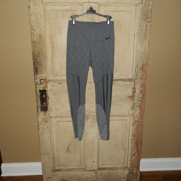 Nike Pants - Nike Dri Fit Power Sculpt Lux Studio Training Tights Grey 890582-010 Sz M (SS-21